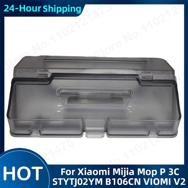 QIXIAO Staubbehälter und Filter-Set für Xiaomi Mijia Mop P, 3C, B106CN sowie VIOMI V2 Pro und V3 Staubsauger, transparent, Kunststoff - Bild 1