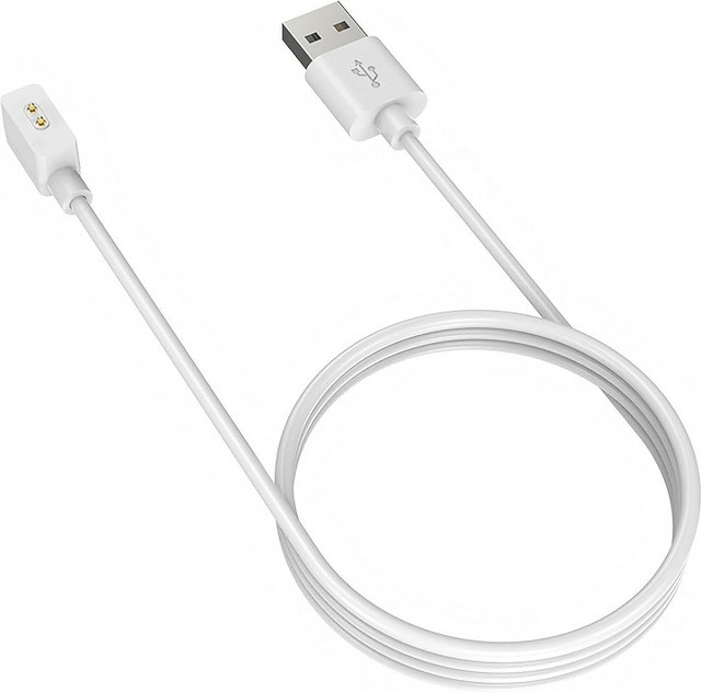 Xiaomi Ersatz-Ladegerät für Mi Band 8, 8 Pro, 9, 10 und Redmi Watch 3 Lite, aktives USB-Smartwatch-Ladekabel in Weiß - Bild 1