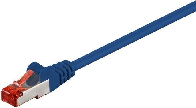 MicroConnect S/FTP CAT6 Ethernet LAN Kabel Blue 25m LSZH (SSTP625B) - Bild 1