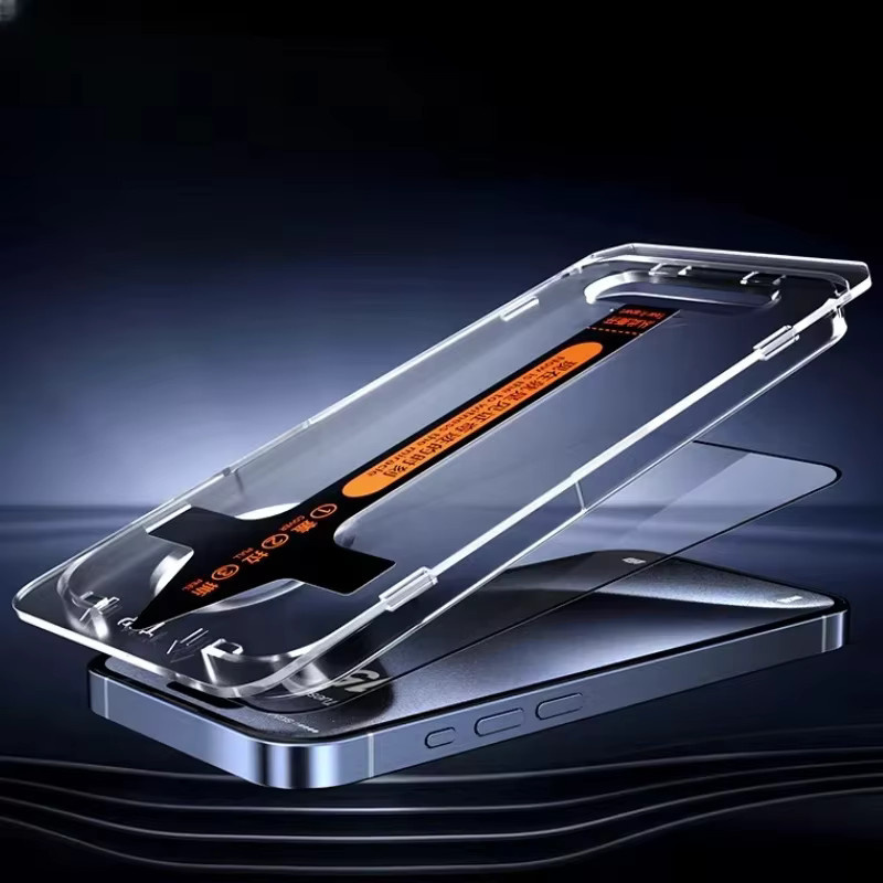 Staubfreies Temperglas mit Ein-Klick-Installation und Staubfreies Kit für Samsung Galaxy S26 S25 Edge S24 S23 Ultra Plus FE, transparent - Bild 4