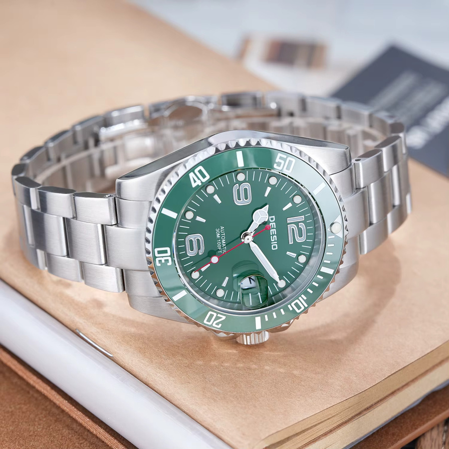 Deesio Armbanduhr, Automatik, Edelstahl, Keramiklünette, Herren - Bild 4
