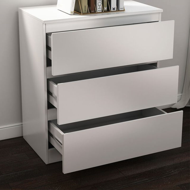 Vicco Highboard Kommode Calisto Weiß mit 3 Schubfächern, B: 70 cm, H: 78,5 cm - Bild 2