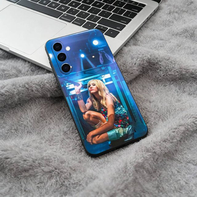 H-Hannah-M-Montana Weiche Silikon-Handyhülle für Samsung Galaxy A73 A72 A71 A70 A53 A52 A51 in Schwarz - Bild 1