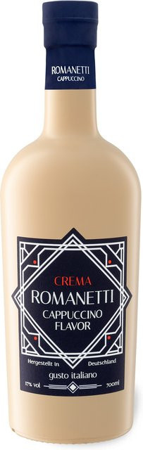 Romanetti Cappuccino Sahnelikör, 0,7 l - Bild 1