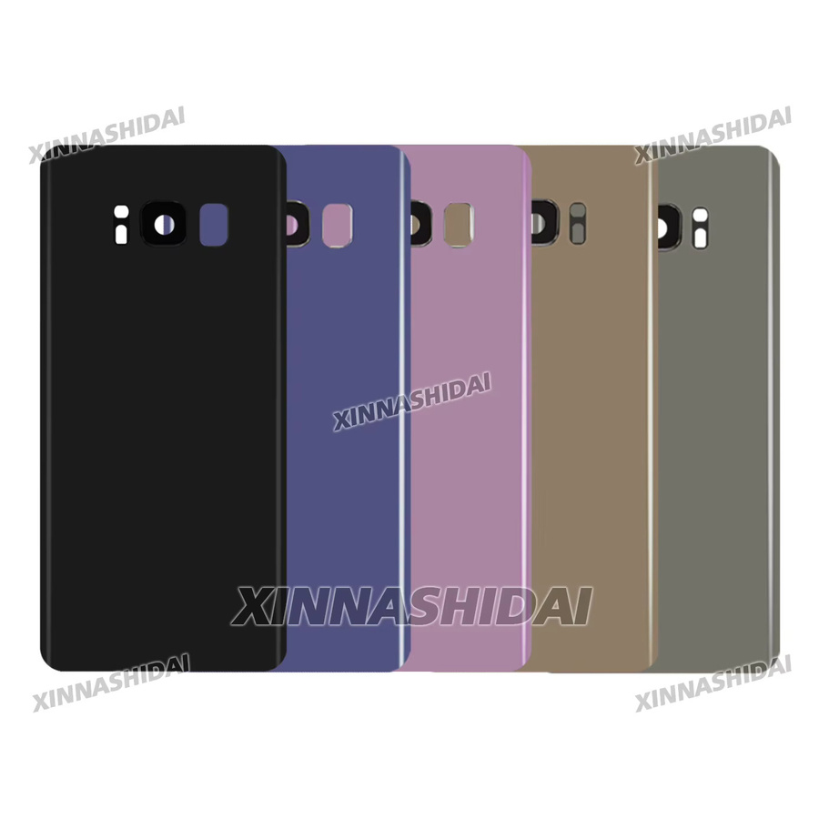 Samsung Galaxy S8 G950F Ersatzgehäuse Batterieabdeckung Hintertür in Schwarz und Multicolour (refurbished) - Bild 4