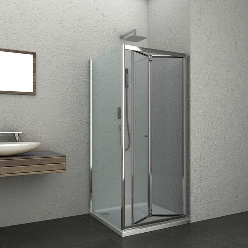 Sanotechnik Duschtrennwand Elite aus Glas in Transparent mit Easy Clean Coating, B: 78 cm, H: 195 cm - Bild 1