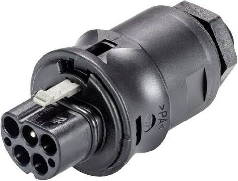 Wieland Electric 96.042.6153.1 Geräteanschluss in Schwarz - Bild 1
