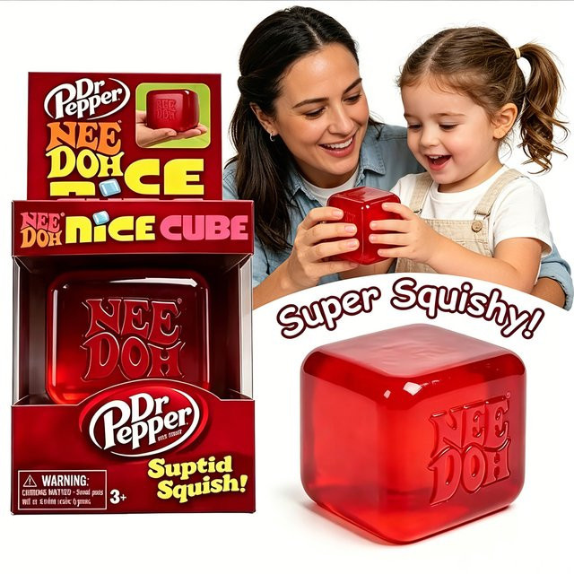 NeeDOH Squishy Würfel, Weiches Spielzeug, Sensorischer Stressabbau - Bild 1