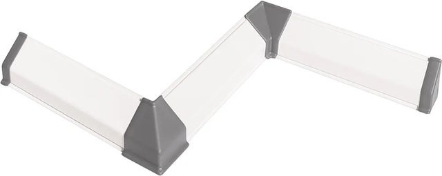 Kaindl Zubehörset für Wandabschlussleiste Grey (1090) in Grau aus Kunststoff - Bild 1
