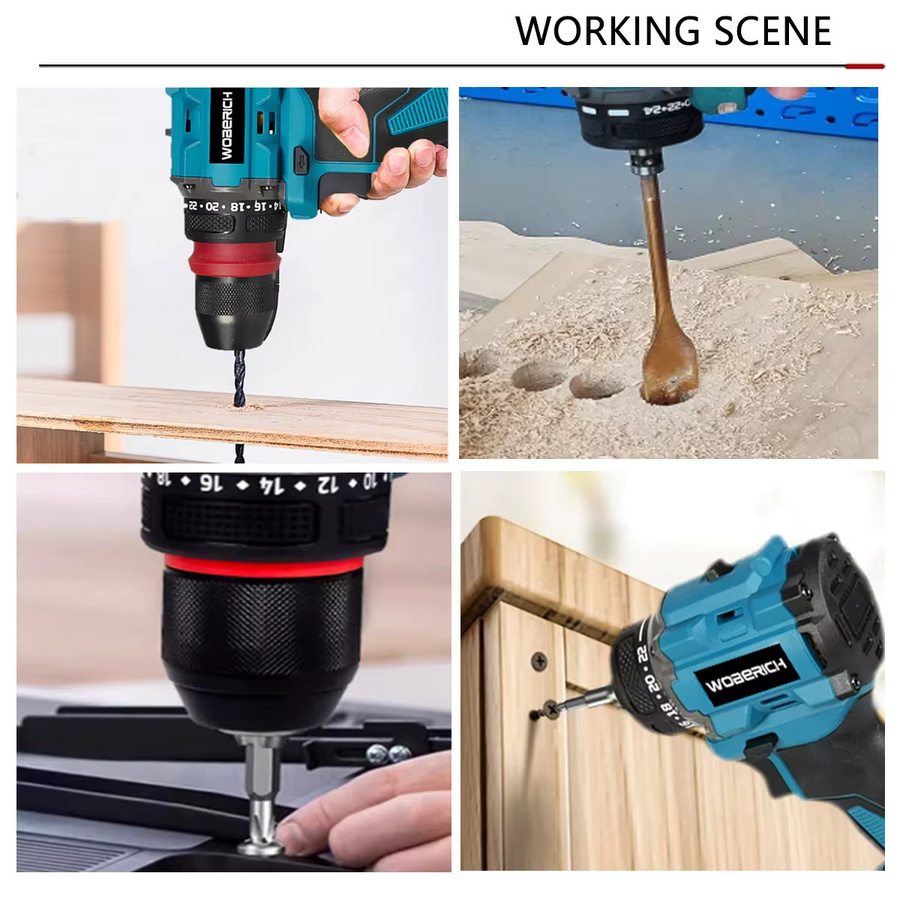 2 in 1 Akku-Bohrmaschine und Akkuschrauber von Makita mit 10 mm Spannfutter, bürstenlos, blau, kompatibel mit Makita LXT 18 V Akkus - Bild 4