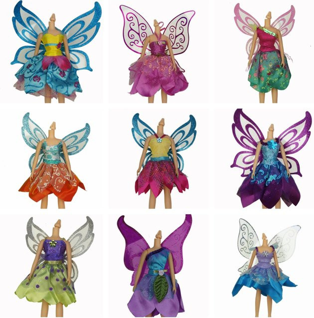 Licca Puppenkleid mit Flügeln, Puppenkleidung, Fantasy, Zubehör - Bild 1