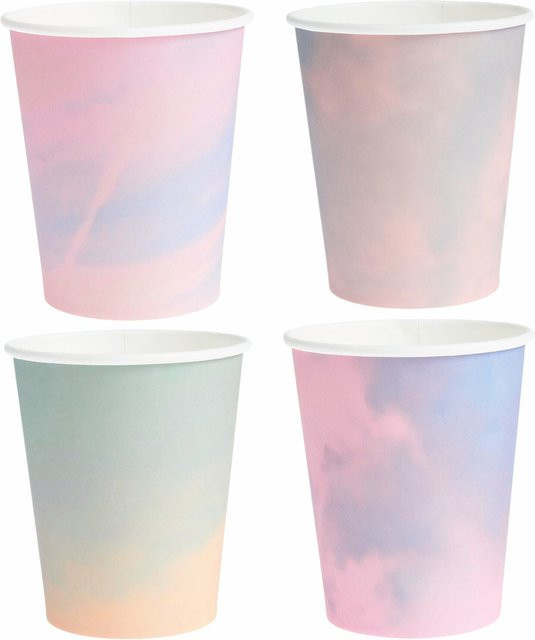 Rico Design Pappbecher Mix The Sky is the Limit, 8 Stück, Mehrfarbig - Bild 1