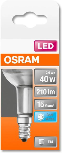 Osram LED Reflektor Leuchtmittel E14 Kaltweiß, Durchmesser: 5 cm, Höhe: 8,5 cm - Bild 2