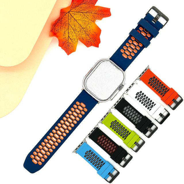 QCTOG Uhrenarmband Silikon, Bunt, Unisex - Bild 1