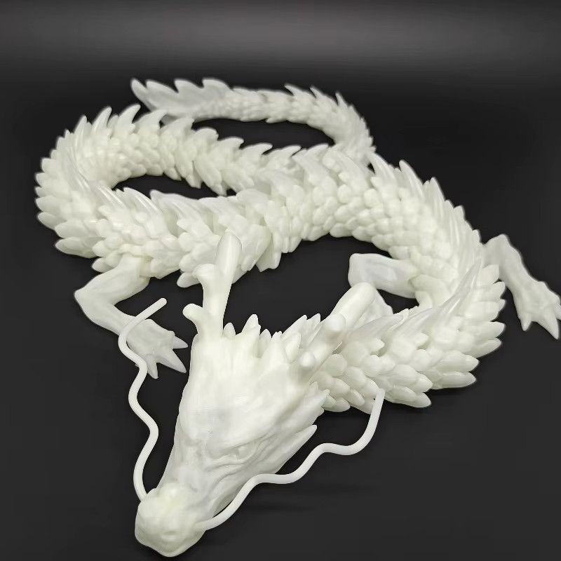 Jiahomily 3D-gedruckter Edelstein-Drache als bewegliches Zappelspielzeug in Multicolor, ideal als Geschenk für Kinder - Bild 4