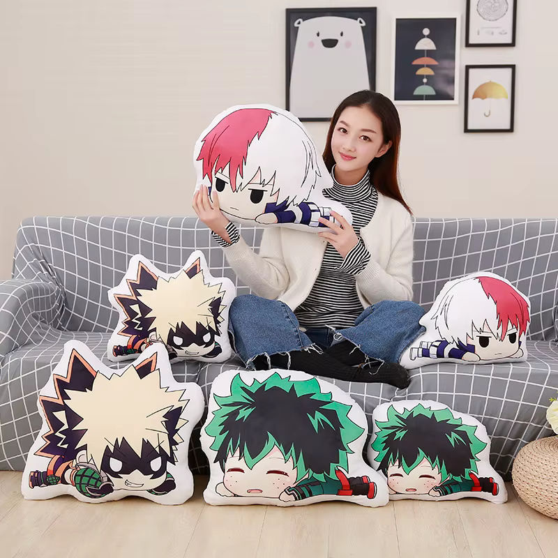 Bandai My Hero Academia Plüschkissen Anime Boku No Hero Academia Motiv in Multicolour - Bild 2