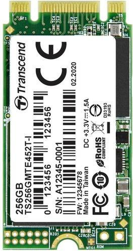 Transcend MTE452T-I Industrial M.2 NVMe SSD 256 GB PCIe 3.1 3D NAND TS256GMTE452T-I - Bild 1