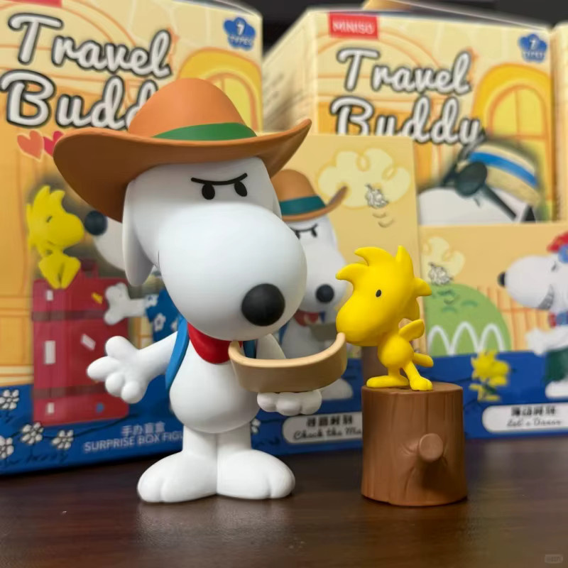 Bandai Peanuts Snoopy Travel Companion Series Blind Box, Statische Puppe - Bild 5
