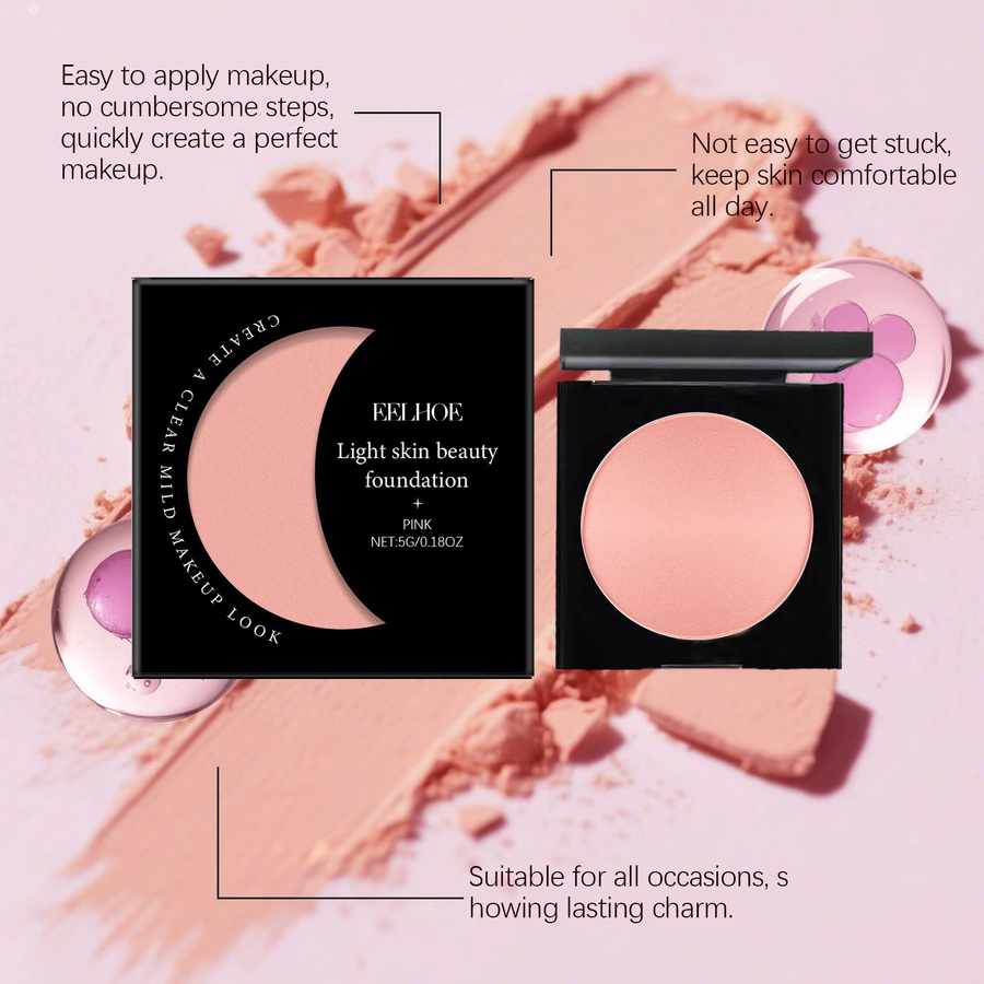 eelhoe Foundation Cream, Natural White, Matt, High Coverage - Bild 2