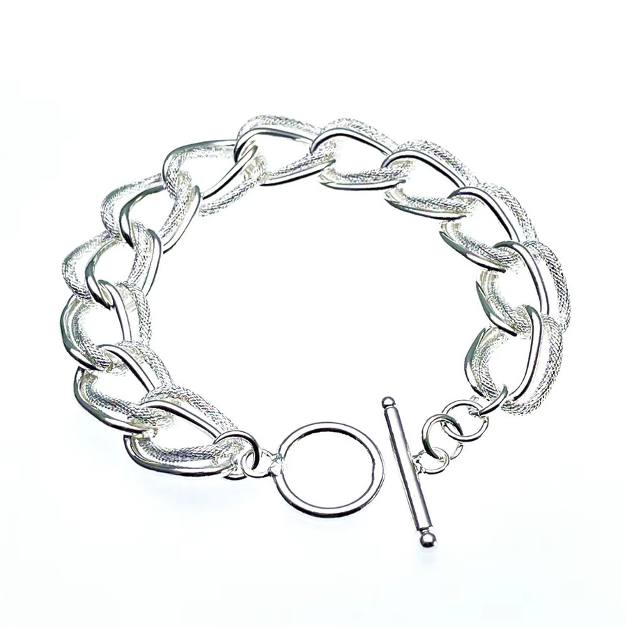 Andara925 Armband Doppel Ring, 925 Silber, Damen - Bild 3