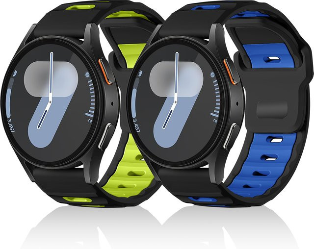 Samsung Uhrenarmband Silikon, Schwarz, Unisex - Bild 1