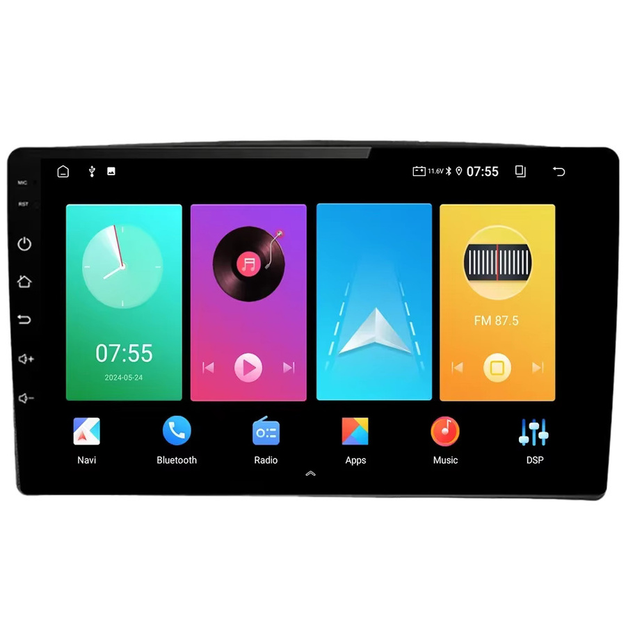 Icreative Android Autoradio für Suzuki Grand Vitara XL-7 1998-2005 mit Multimedia, Carplay, GPS und Wi-Fi, Schwarz - Bild 6