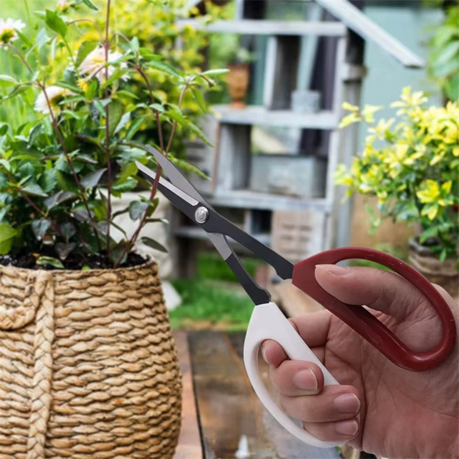 Skeyo Bonsai-Gartenschere mit langem Griff in Rot und Multicolour - Bild 2