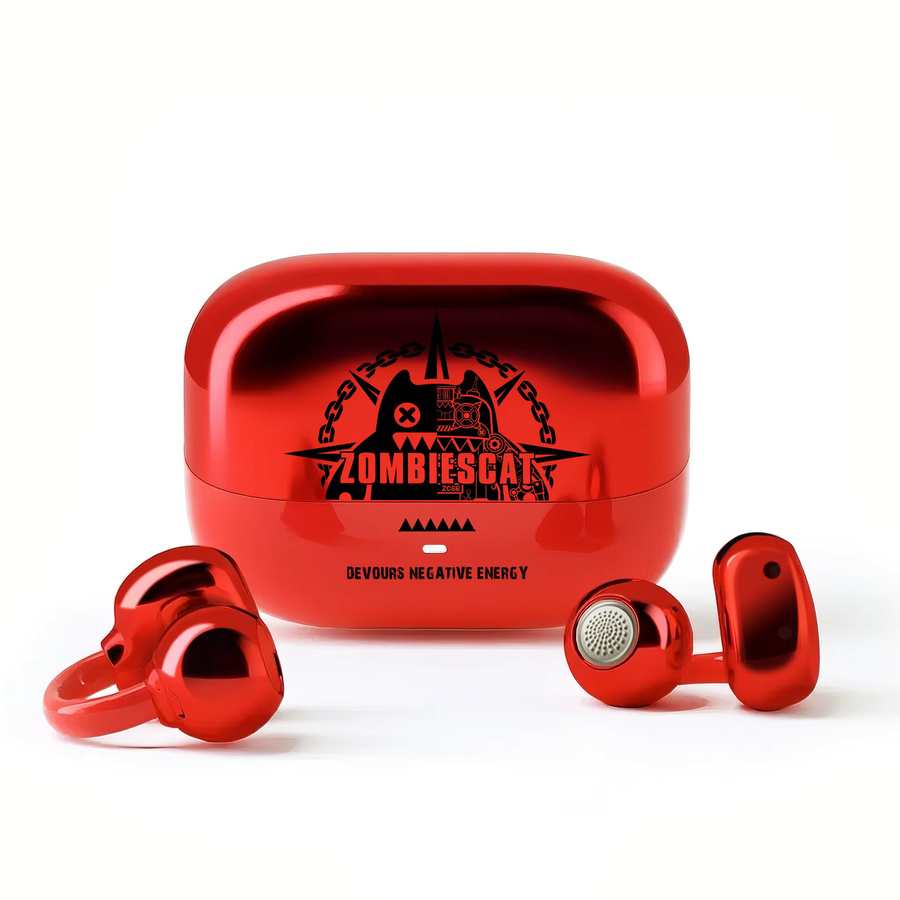 Zombiescat B15 OWS Ohrclip-Kopfhörer in Beige mit 360° Immersive Stereo, Bluetooth 5.4, IPX4 wasserdicht und True Wireless Sport TWS Kopfhörer - Bild 5