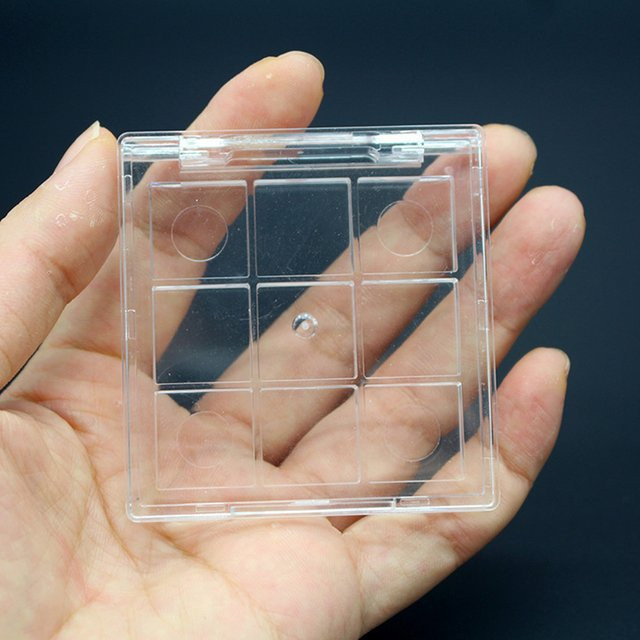 KuZHEN Lidschatten-Etui, 9-Fächer-Palette, transparent, Unisex - Bild 1