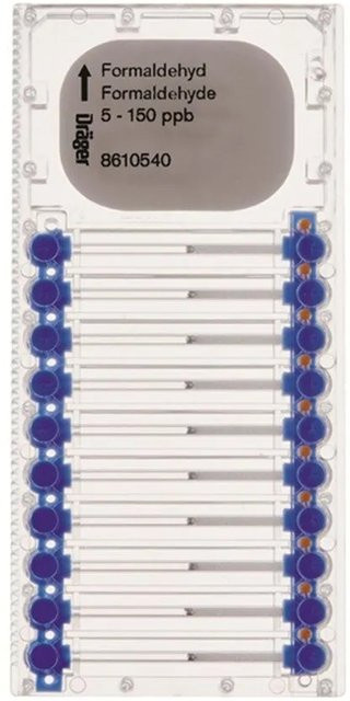 Dräger Microtubes für Formaldehyd 5 150 Ppb transparent - Bild 1