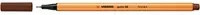STABILO Fineliner point 88 in Orange, Weiß und Braun - Bild 1