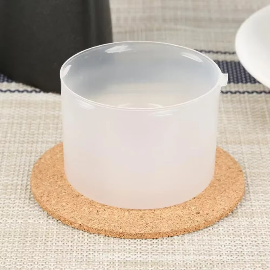 Natürliche Kork Untersetzer in Braun, Runde Tassenmatten für Wein, Kaffee und Tee, Durchmesser: 10 cm - Bild 2