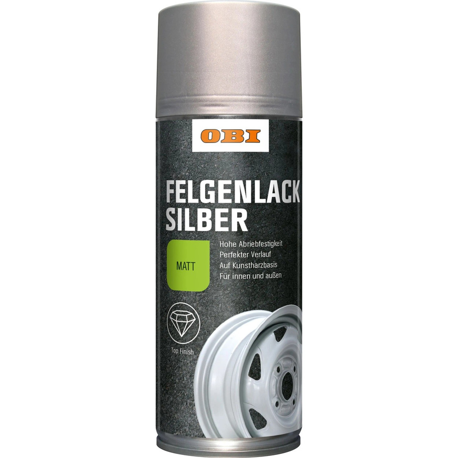OBI Lack Spray Silber matt, 400 ml - Bild 2