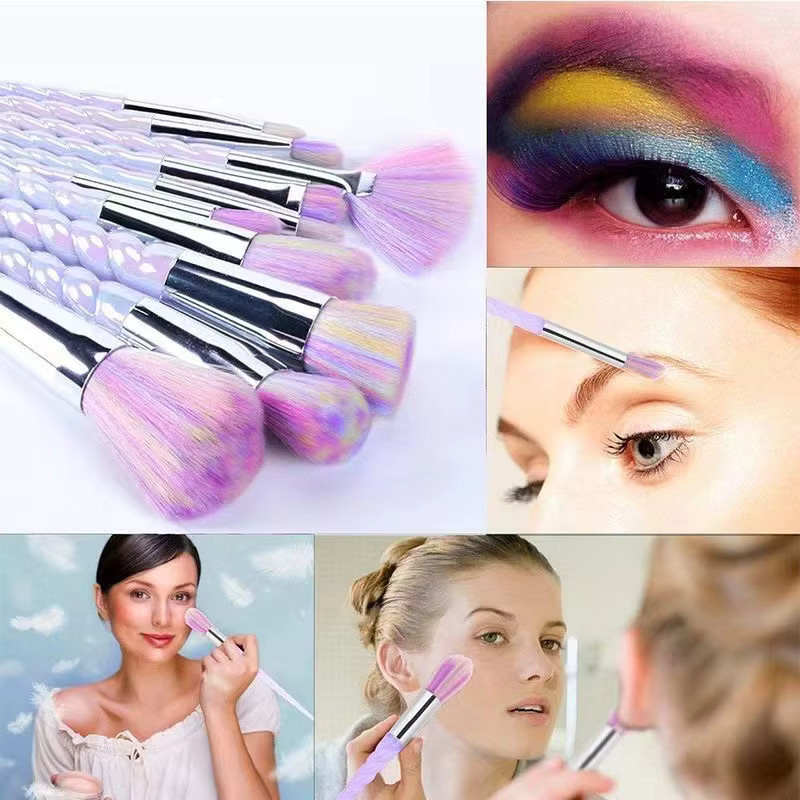 LOYBJ Make-up Pinsel Set, 10 Stück, Damen - Bild 2