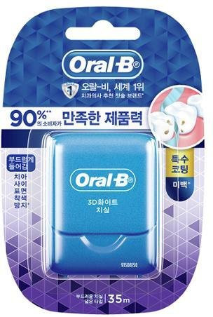 Oral-B Zahnseide Glide 3D White Minze, 35 m - Bild 1