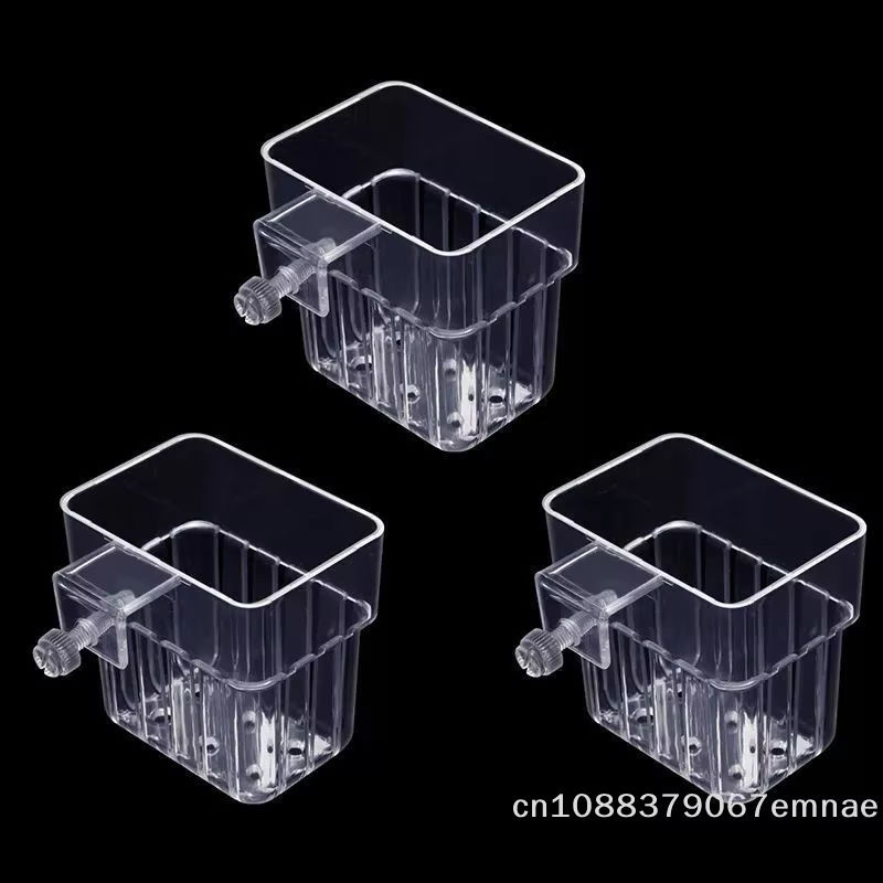JETTING Wandmontierter Hydroponischer Pflanzenhalter aus transparentem Kunststoff für Aquarien-Dekoration - Bild 4