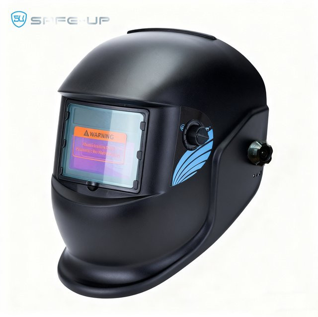SAFEUP Schweißhelm mit automatischer Verdunkelung und Dimmfunktion als Schweißmaske für Schweißer - Bild 1