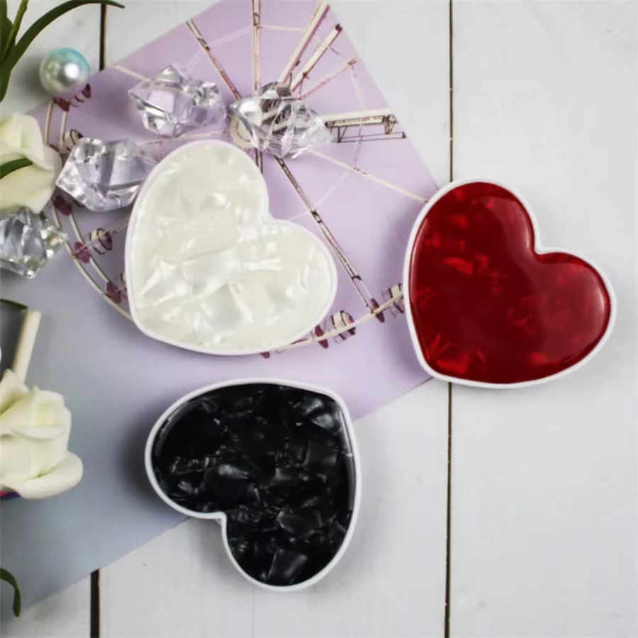 JXSFLYE Handyhalter mit herzförmigem Muschelmuster und Fingerring in Pink und Multicolour für dein Smartphone - Bild 3