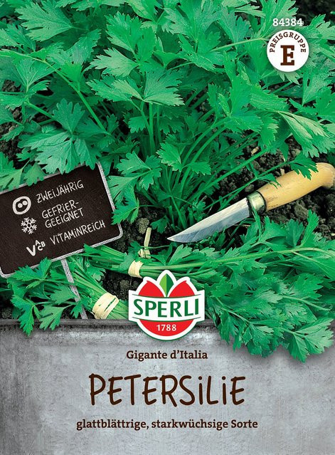 SPERLI Petersilien-Samen Gigante d’Italia Kräutersamen für den Garten und Zimmerpflanzen - Bild 1