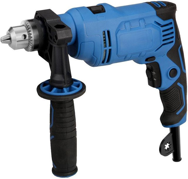 Kkmoon Bohrhammer Blau mit 650 W, 5,5 A und 3000 U/min, 2-in-1-Griff 360 Grad drehbar, 1/2 Zoll Bohrfuttergröße 0–13 mm - Bild 1