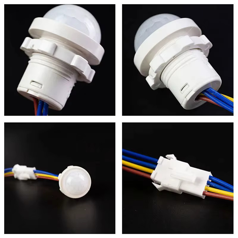 6er Set GGBEE Infrarot PIR Bewegungsmelder für Deckenlampen und LED Beleuchtung, Weiß - Bild 2