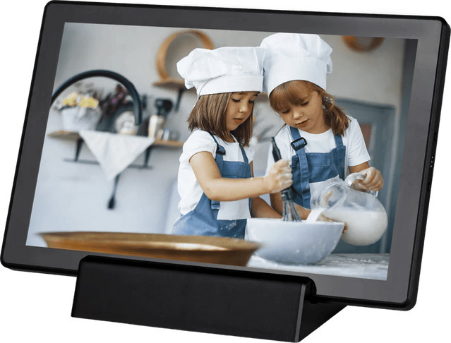 Digitaler Bilderrahmen Denver PFF-1070B Schwarz mit 10,1 Zoll Display, 1280 x 800 Pixel und 16GB Speicher - Bild 1