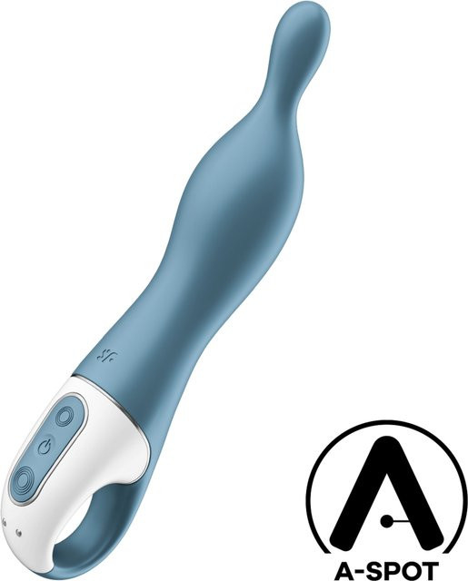 Satisfyer A-Mazing 1 Vibrationsmassagegerät in Blau, Länge: 21,5 cm - Bild 1