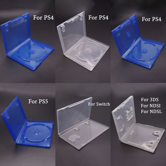 TingDong CD DVD Schutzbox für PS4 PS5 Nintendo Switch und 3DS Disks - Bild 1