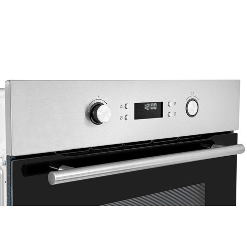 Exquisit Einbaubackofen EBEP 697-3H in Silber mit 70 l Volumen, elektrisch mit Pyrolyse-Selbstreinigung und Heißluft - Bild 3