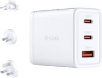 D-Link DCP-651 GaN Ladegerät 65W in Weiß mit USB-C und USB-A, PD 3.0 und QC 3.0 - Bild 1