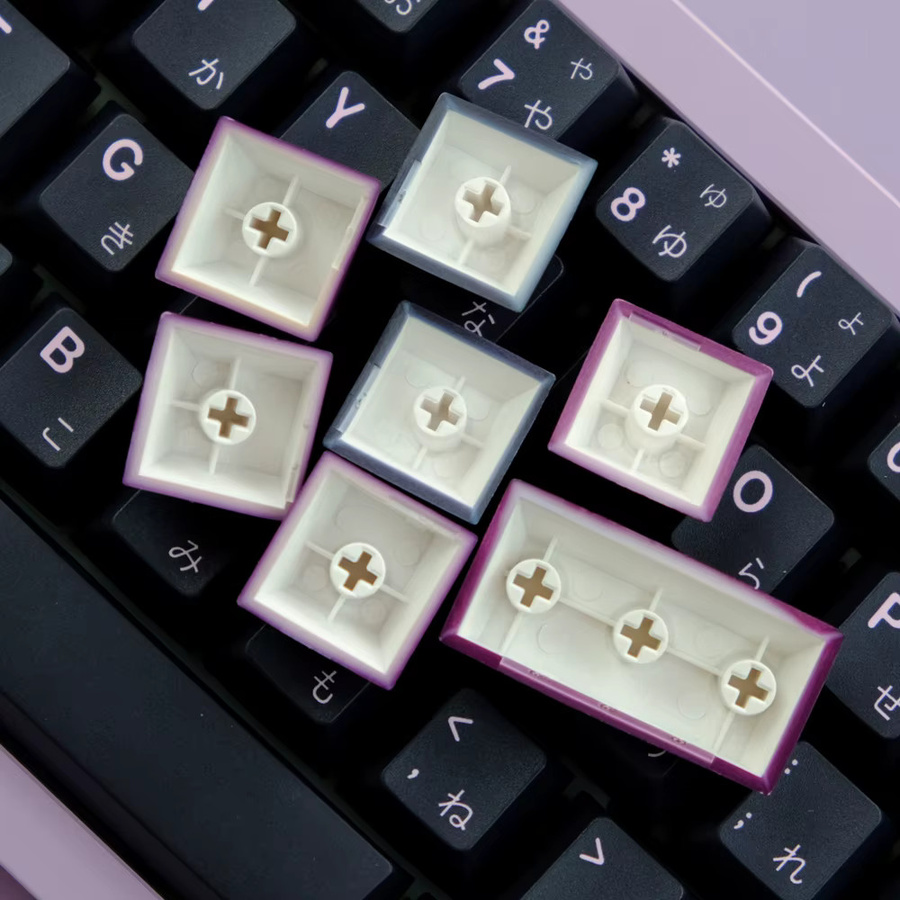GMK Black Lotus Tastenkappen-Set mit 129 Tasten in Multicolour, Cherry Profile PBT Dye Sublimation für Cherry MX mechanische Tastaturen - Bild 5