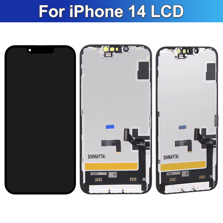 JK OLED Ersatz LCD Display mit Touchscreen Digitizer Baugruppe für iPhone 14 in Schwarz (Modelle A2882, A2649, A2881, A2884) - Bild 2