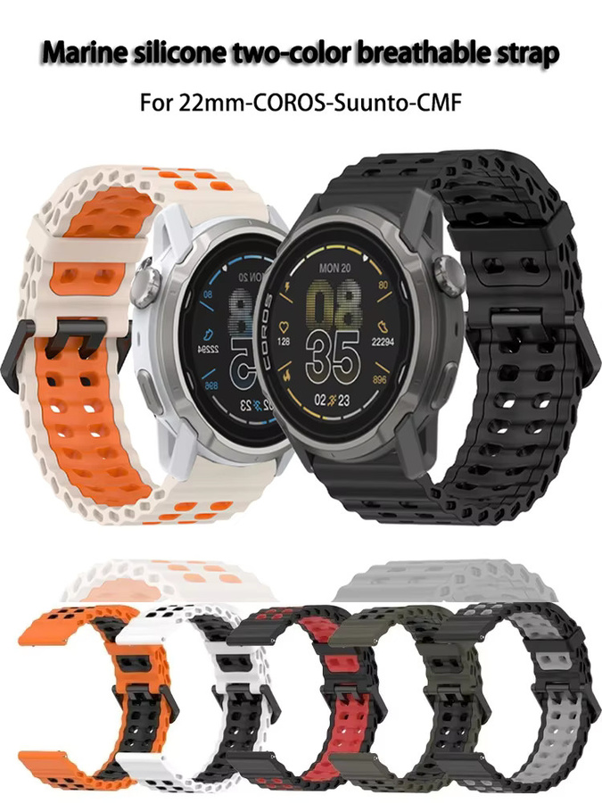Uhrenarmband Silikon, 22 mm, Unisex - Bild 7