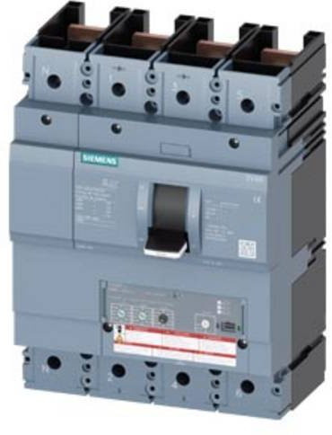 Siemens 3VA6440-6HL41-0AA0 Leistungsschalter in Grau mit einem Einstellbereich von 160 - 400A und einer maximalen Schaltspannung von 600 V/AC - Bild 1